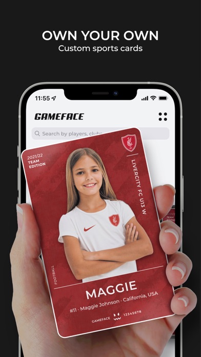 Gameface cards Screenshot
