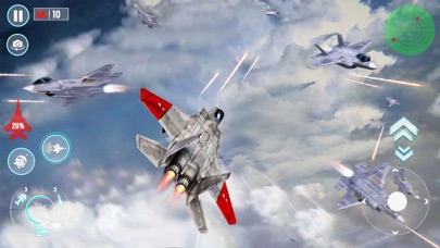 空戦闘機飛行機: 飛行機シミュレーションジェット戦闘機ゲームのおすすめ画像2