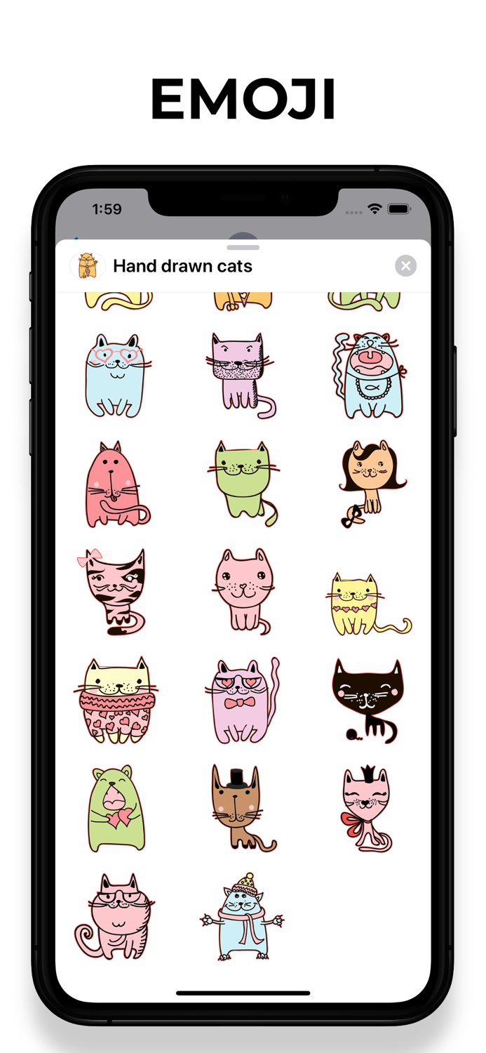 Cat - Stickers and Emoji