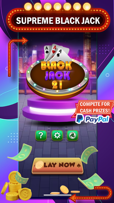Heart Supreme Blackjack21 Screenshot
