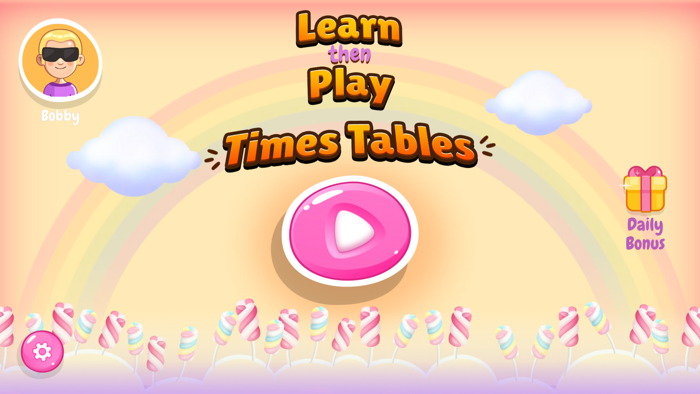 Learn then Play Times Tables