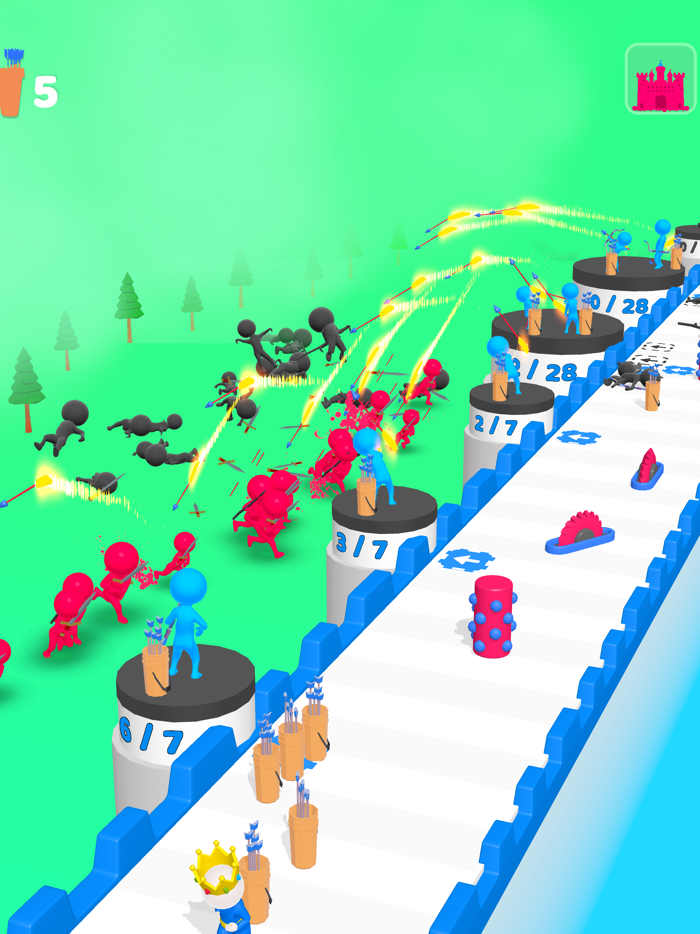 Defender Run Giant and Archers