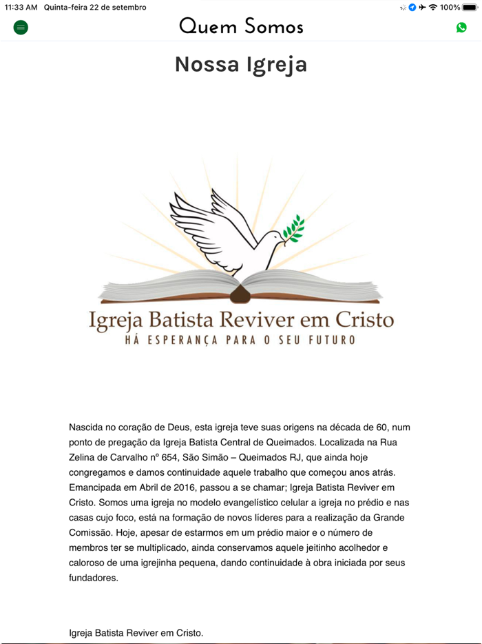 Reviver em Cristo