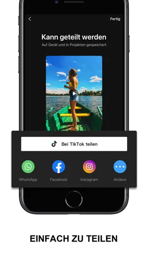 Screenshot von CapCut: Foto- Und Video-Editor auf dem iPhone 7