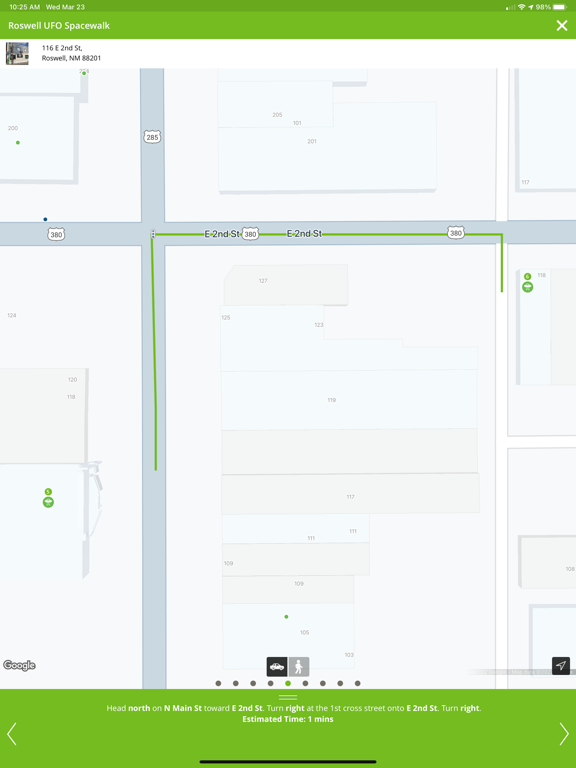See Roswell iPad screenshot 9 - Travel app