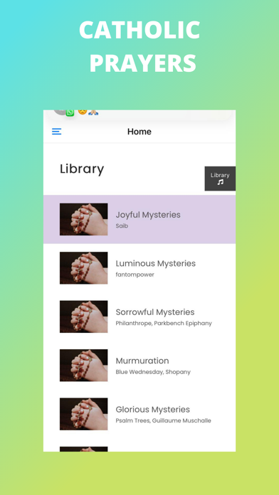 Catholic Prayers & Bible Screenshot