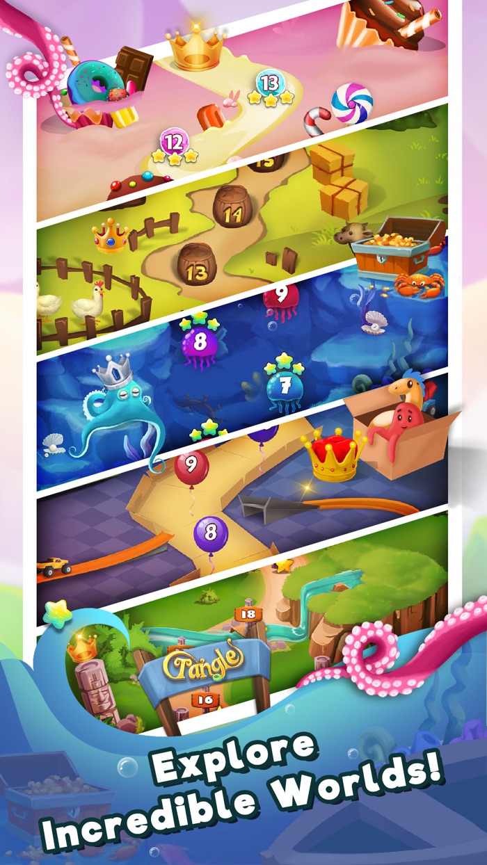 Tangle Game 3D Brain Master