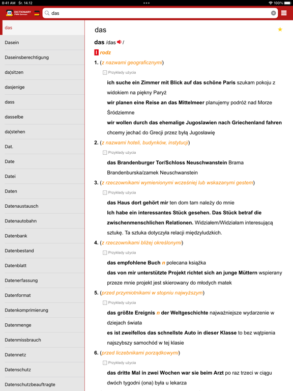 Screenshot #6 pour PWN Great German Dictionary