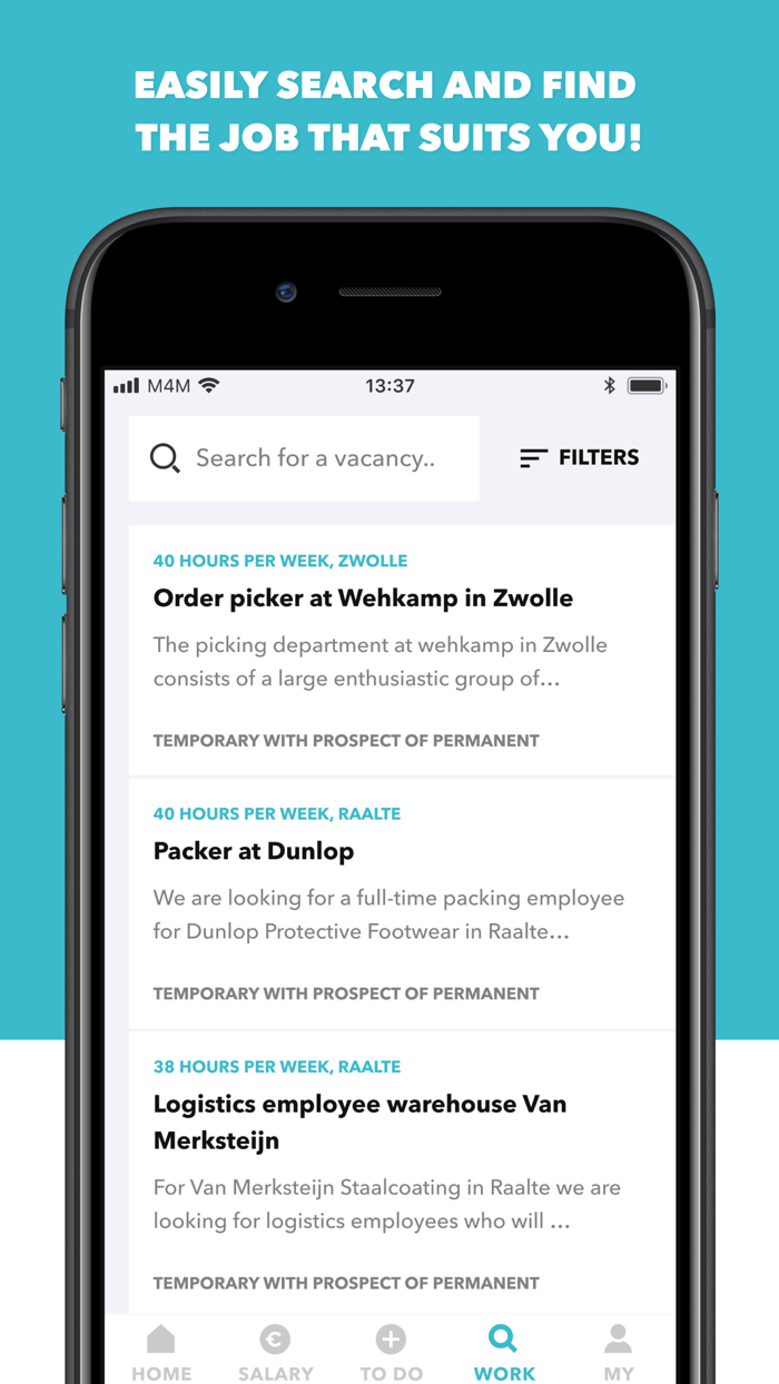 Timing - Vacancies for you