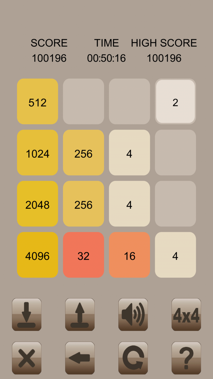 2048 Save-Load Extended