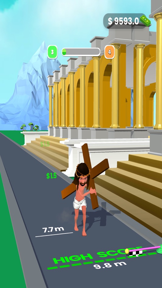 #4. Cross Bearer 3D (iOS) 由: Jeeneesoft, Inc.