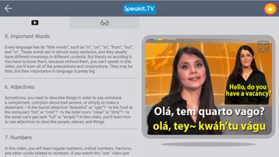 Portuguese | by Speakit.tv Screenshot