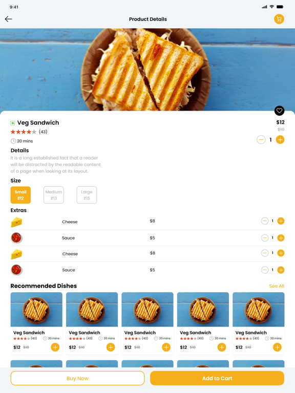 Multi Location Restaurant iPad screenshot