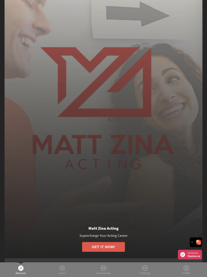 Matt Zina Acting
