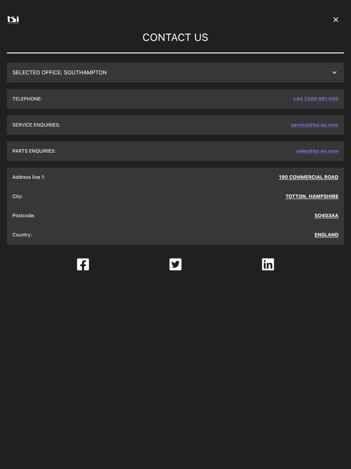 TSI iTurbo Client Area