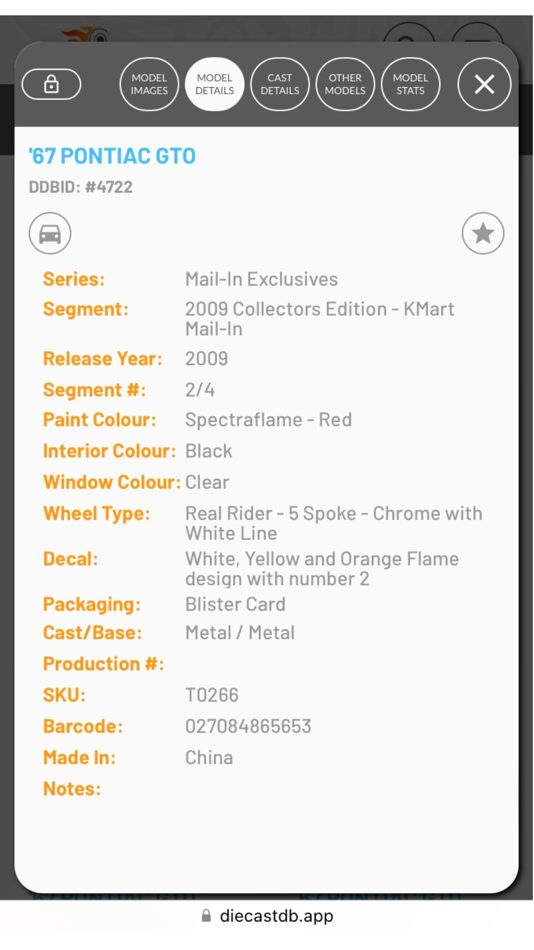 #4. DiecastDB (iOS) Av: Redline Diecasts Limited