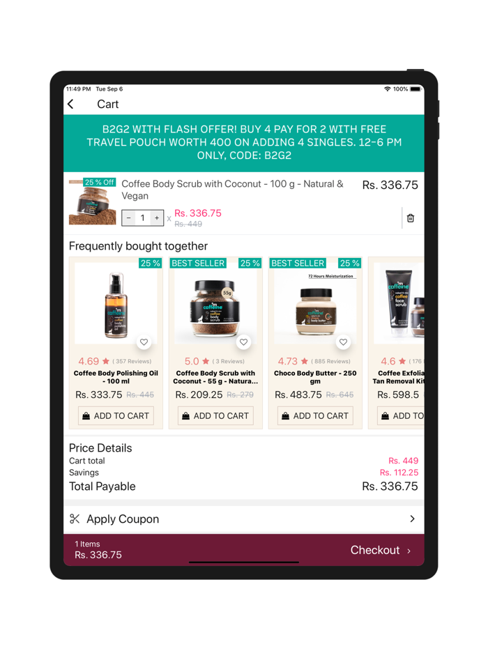 mCaffeine Natural Skin Care