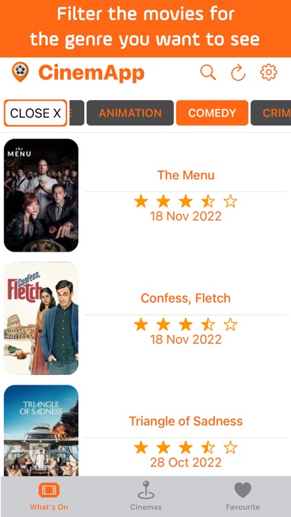 CinemApp Cinema & Showtimes