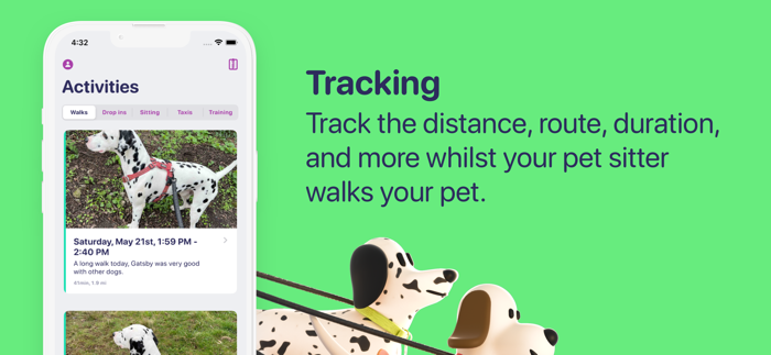 Walkies Customer Pet Journal