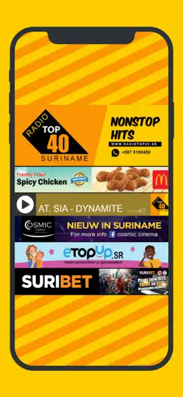 Game screenshot Radio Top 40 Suriname apk