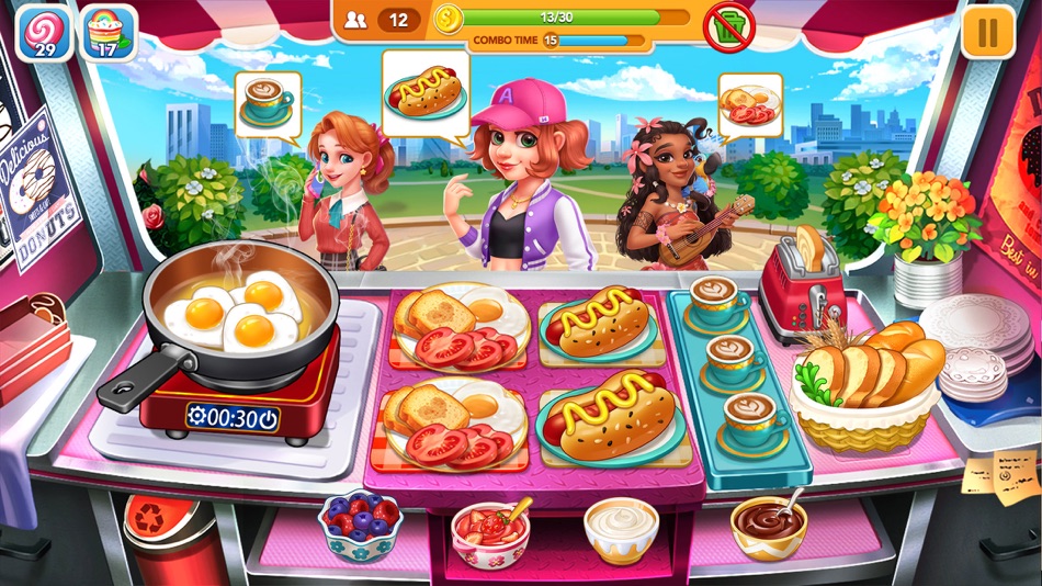#1. Cooking Frenzy® Crazy Chef (iOS) 来自: DragonPlus