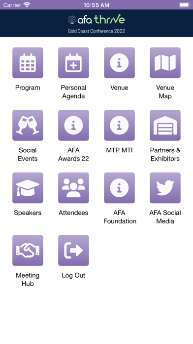 AFA Thrive 2022 Screenshot