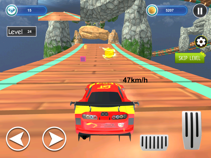 Mega Car Stunt-Sky City Racing