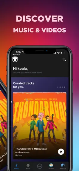 Game screenshot SocialMob - New indie music hack