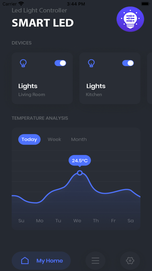 #2. Smart LED Light Controller App (iOS) Bởi: ALPHA TRAN TRADING AND TRANSPORTATION COMPANY LIMITED