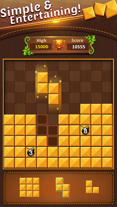 Block Puzzle - Junglewood Screenshot