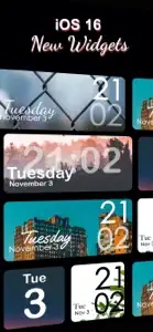 LockScreen Color Widget Cool screenshot #2 for iPhone