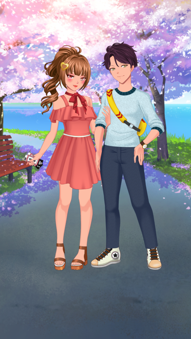 Anime Dress Up Girl Games Screenshot