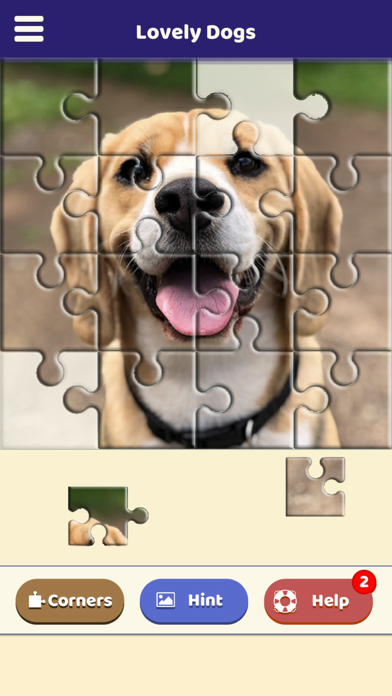 Lovely Dogs Puzzle Screenshot