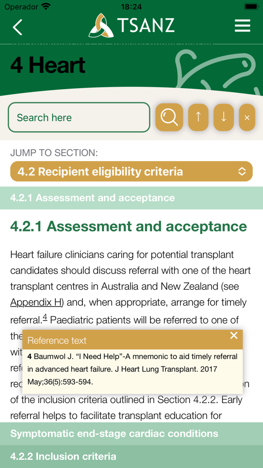 #2. TSANZ Clinical Guidelines (iOS) 由: TRANSPLANTATION SOCIETY OF AUSTRALIA & NEW ZEALAND