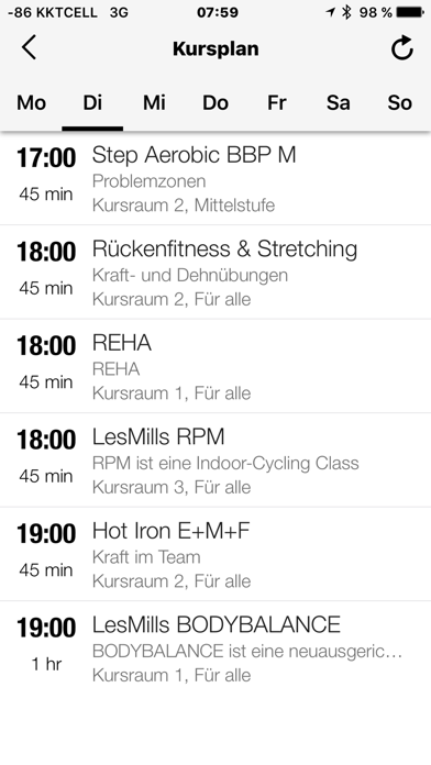 elanos Fitness Screenshot