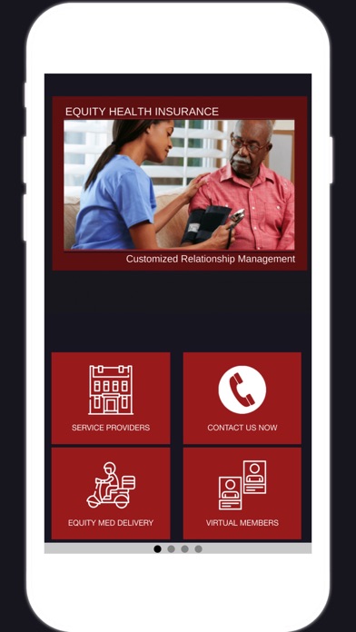 EQUITY HEALTH INSURANCE Screenshot