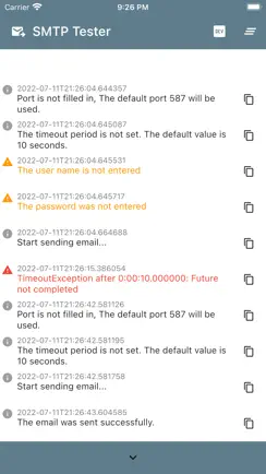 SMTPTester - Test smtp service iPhone image 2