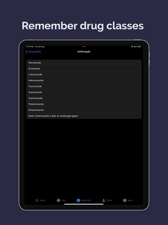 Memory Rx iPad screenshot 7 - Medical app