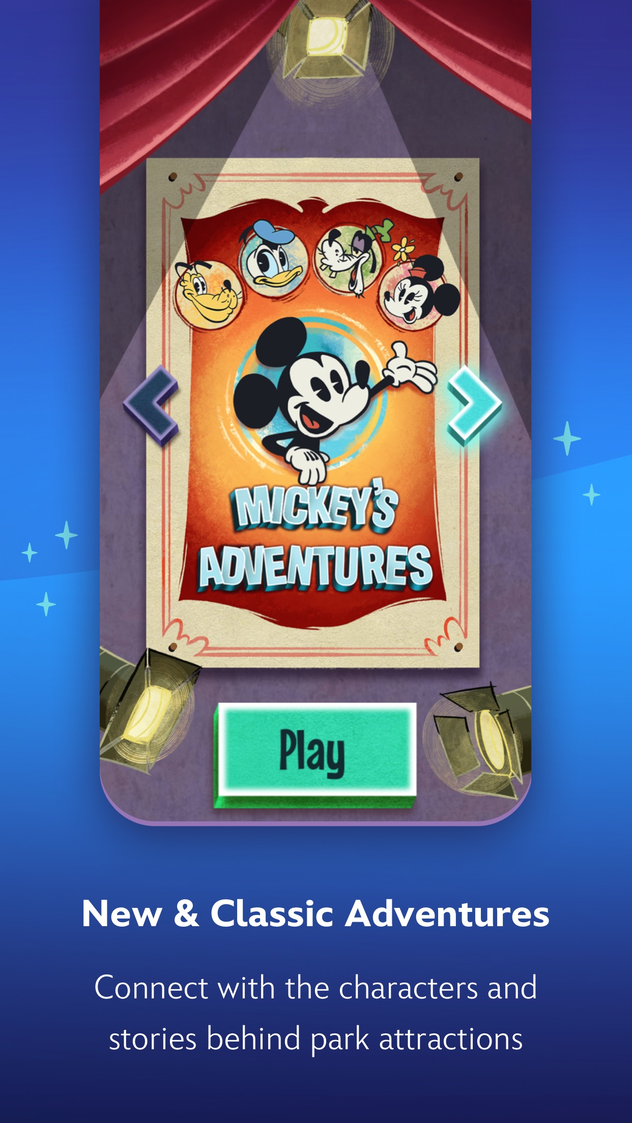 Screenshot do app Play Disney Parks