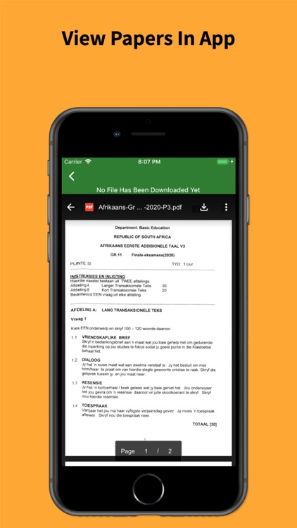 Grade 11 Exam Papers