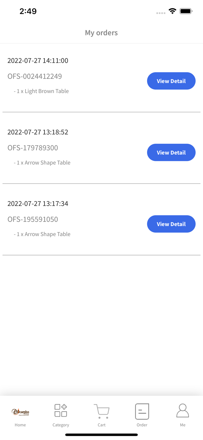 Online Furniture Store