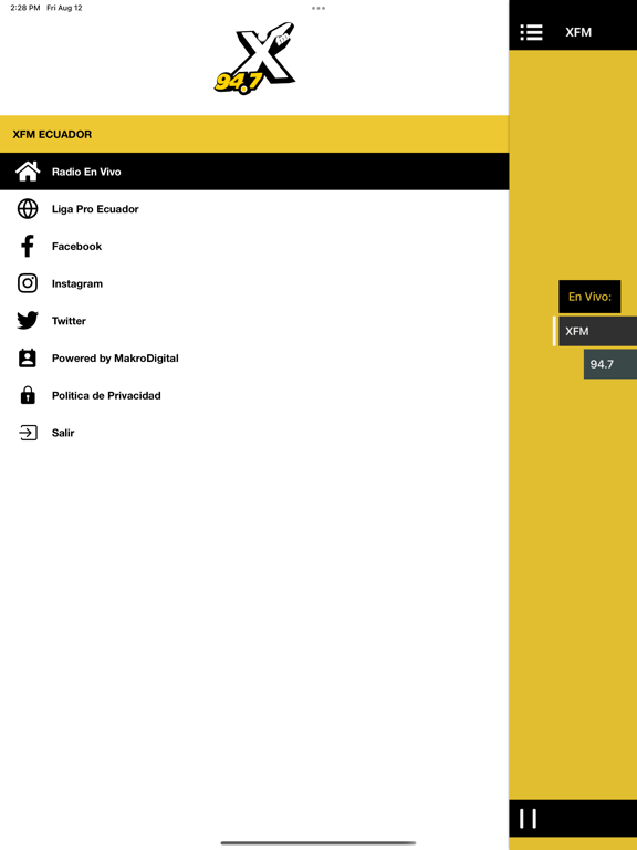 Screenshot #5 pour XFM ECUADOR