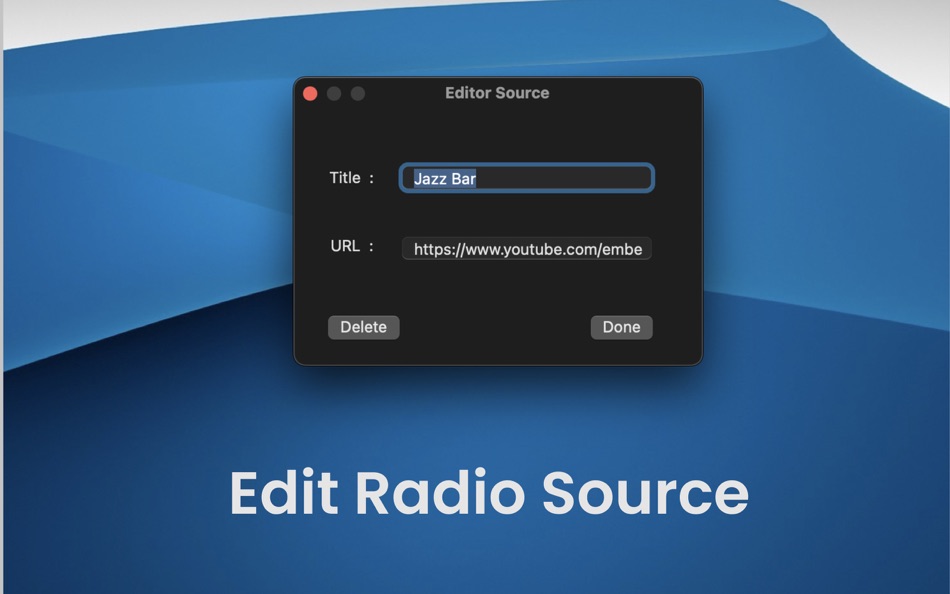 #2. Youtube Lofi Music:MenuBar App (macOS) By: 奕琦 冯