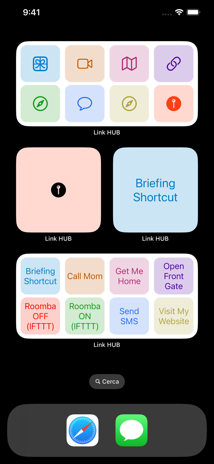 Link HUB Lock Screen Widgets