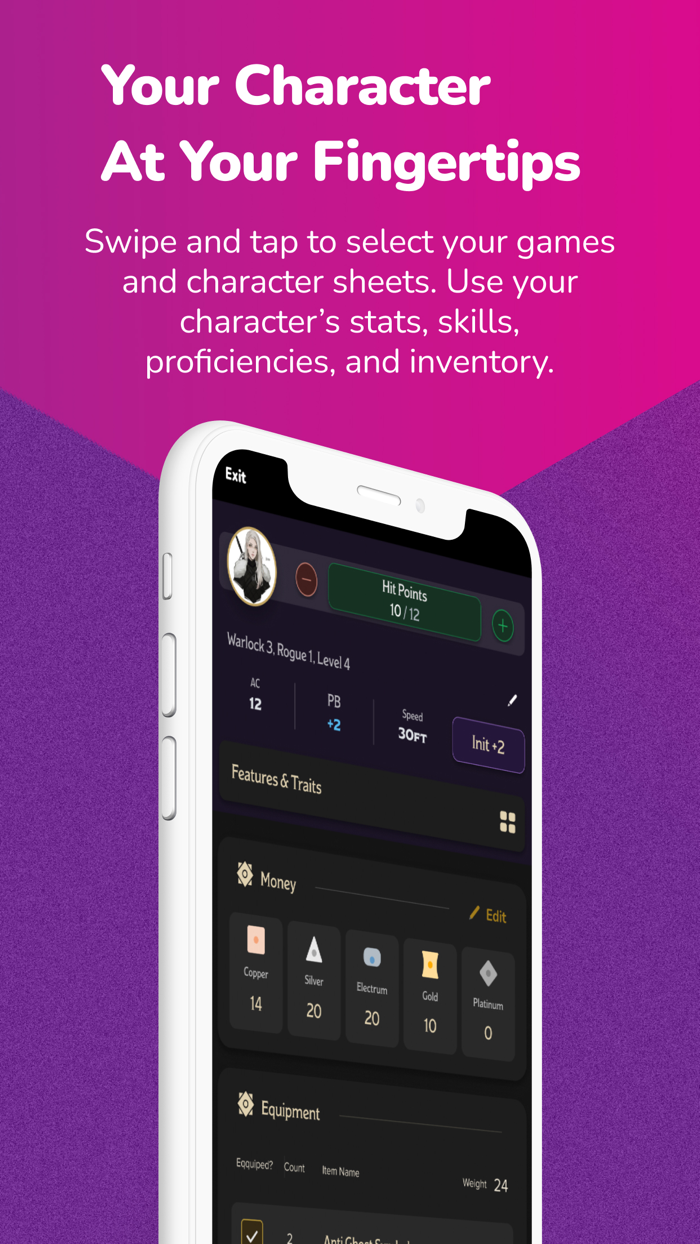 Roll20 - Character Sheets