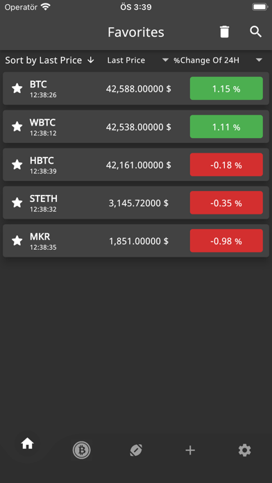 Crypto Alarm Screenshot