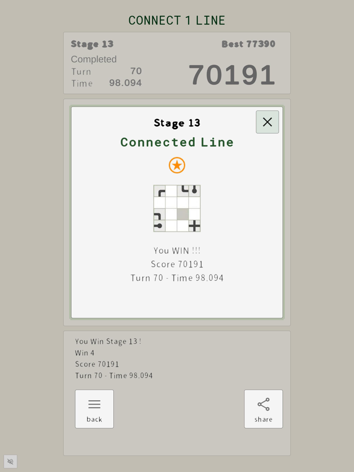 Connect 1 Line - GRG Puzzle
