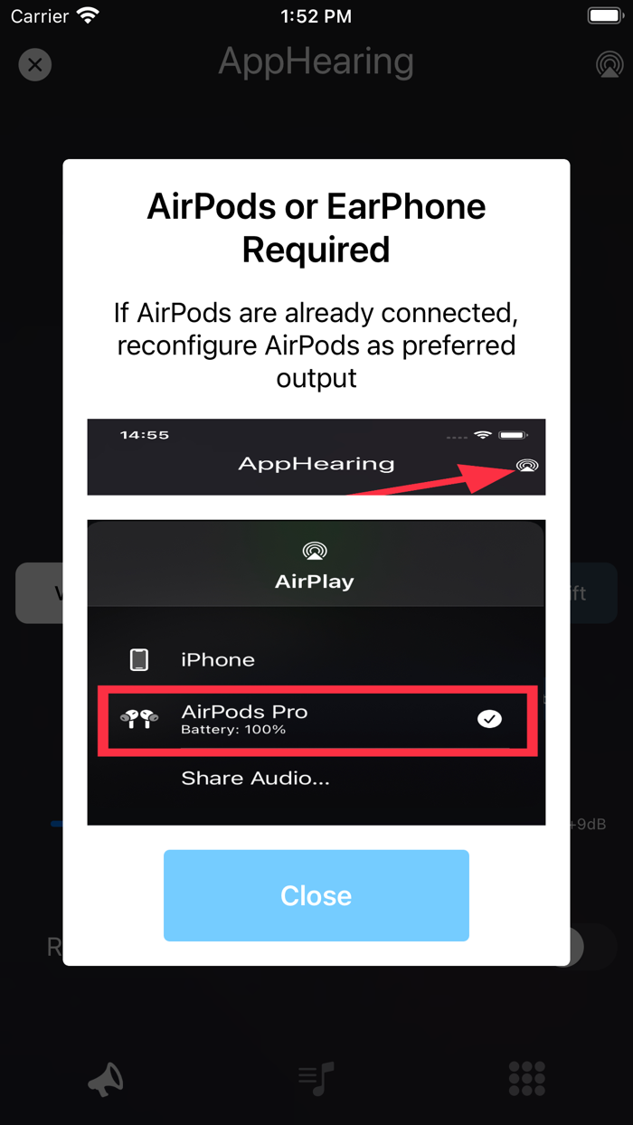 AppHearing - Assistive hearing