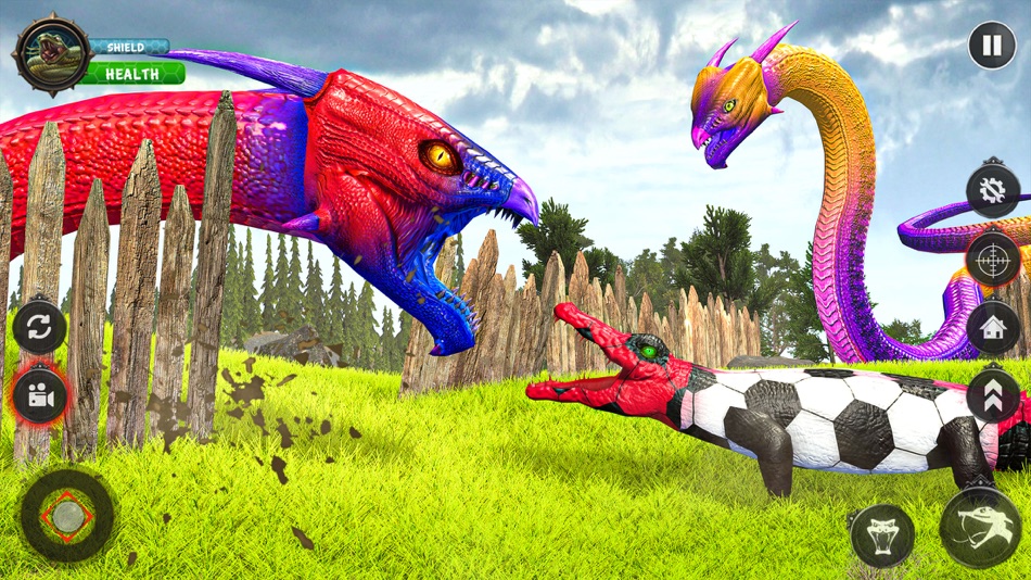 #4. Anaconda Attack: Snake Games (iOS) Podle: Five River Solutions Private Limited