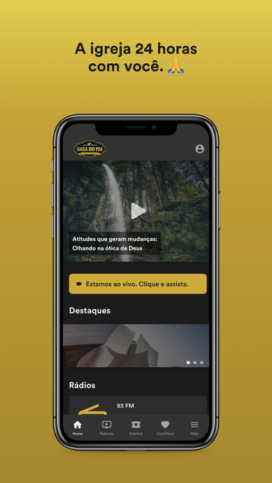 Casa do Pai Igreja Cristã Screenshot